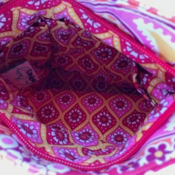 Vera Bradley Hannah Mini Raspberry Fizz Retired - Picture 4 of 6